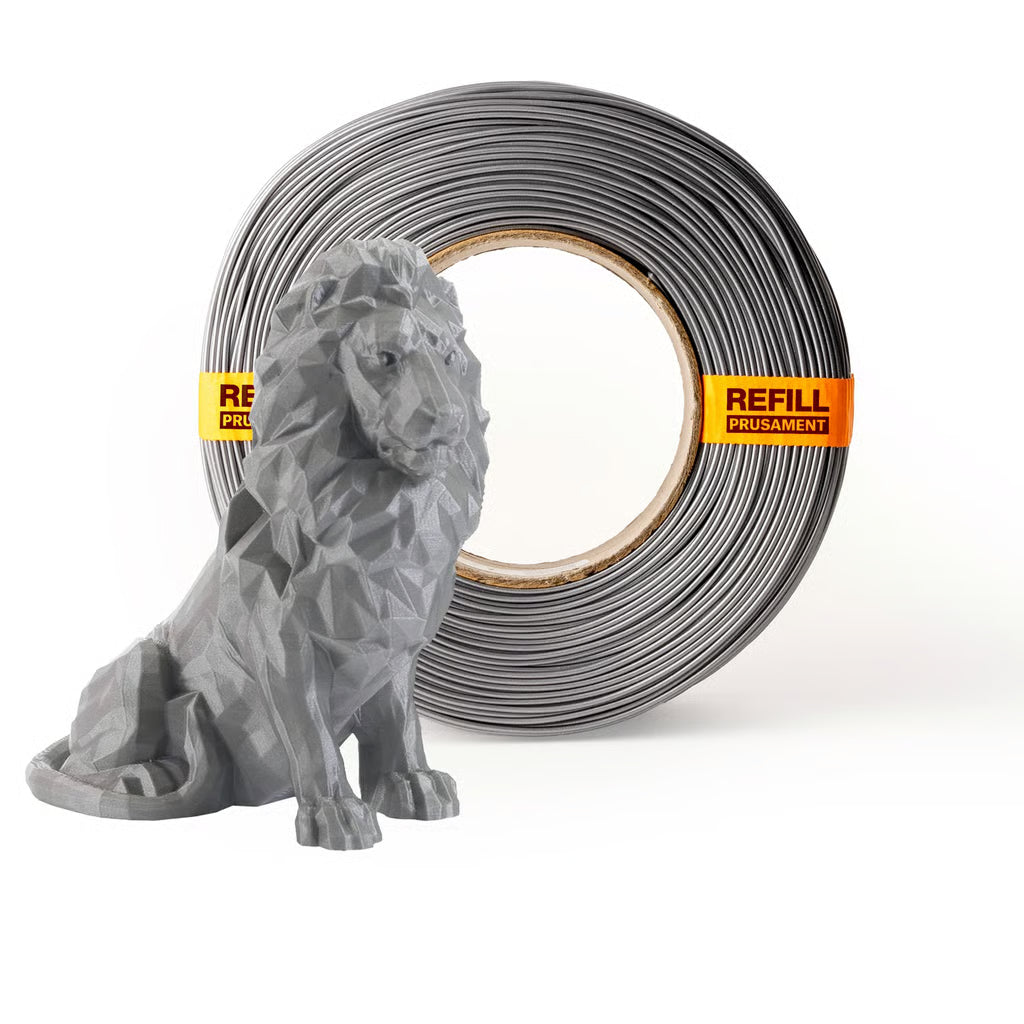 Prusament PLA Galaxy Silver 900g Refill (NFC)